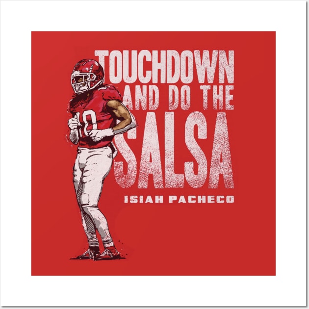 Isiah Pacheco Kansas City Salsa Dance Wall Art by Chunta_Design